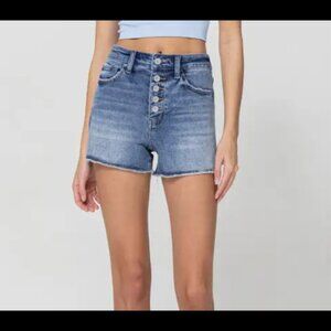 Vervet High Rise Jean Shorts Sz S